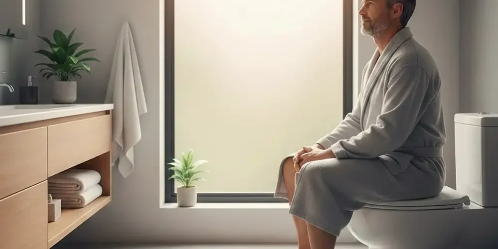 Почему мужчинам писать сидя полезно