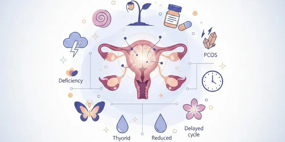 Почему задержка месячных если не беременна